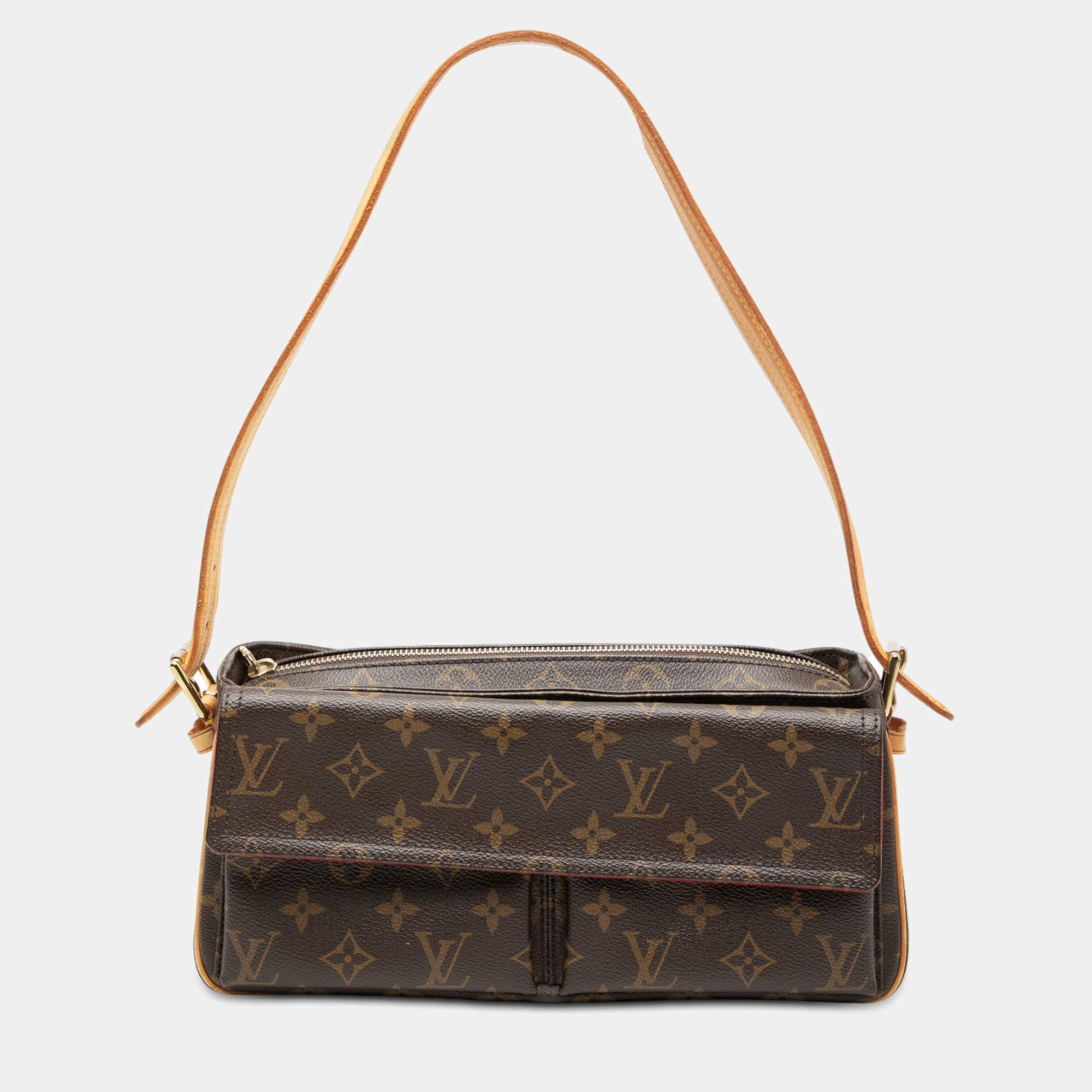 Pre Owned Louis Vuitton Brown Monogram Viva Cite MM