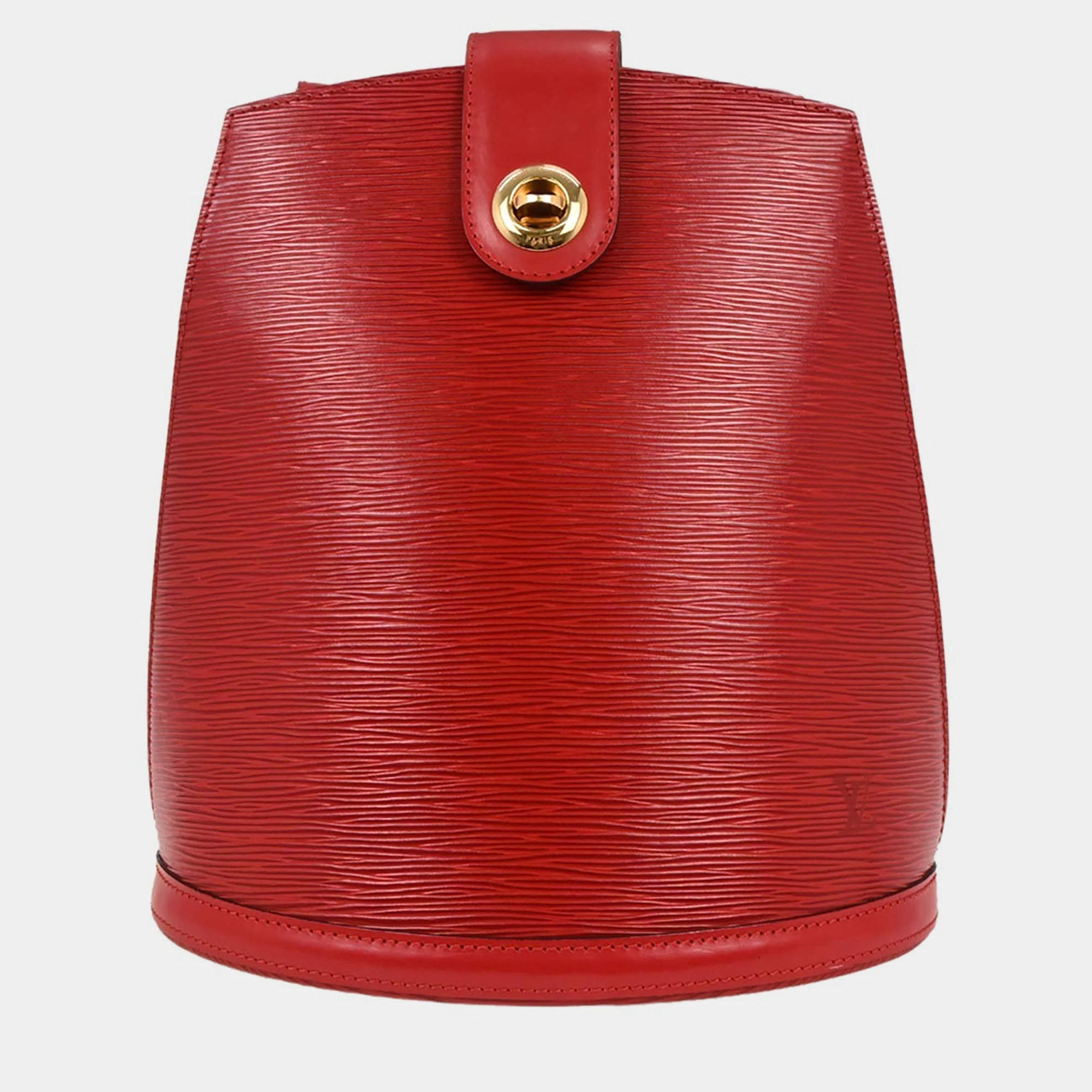 مملوكة مسبقًا Louis Vuitton Red Epi Cluny Shoulder Bag