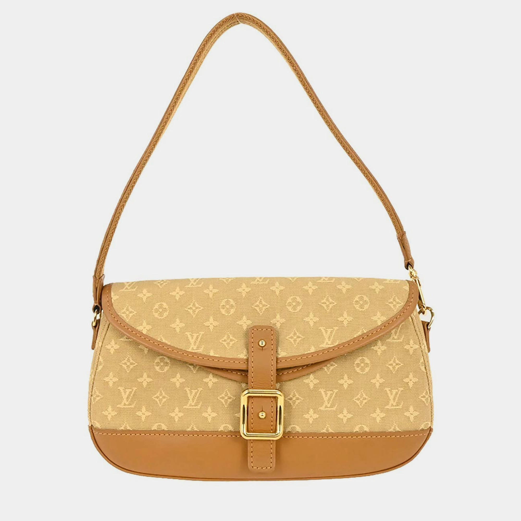 Pre Owned Louis Vuitton Beige Monogram Mini Marjorie Handbag