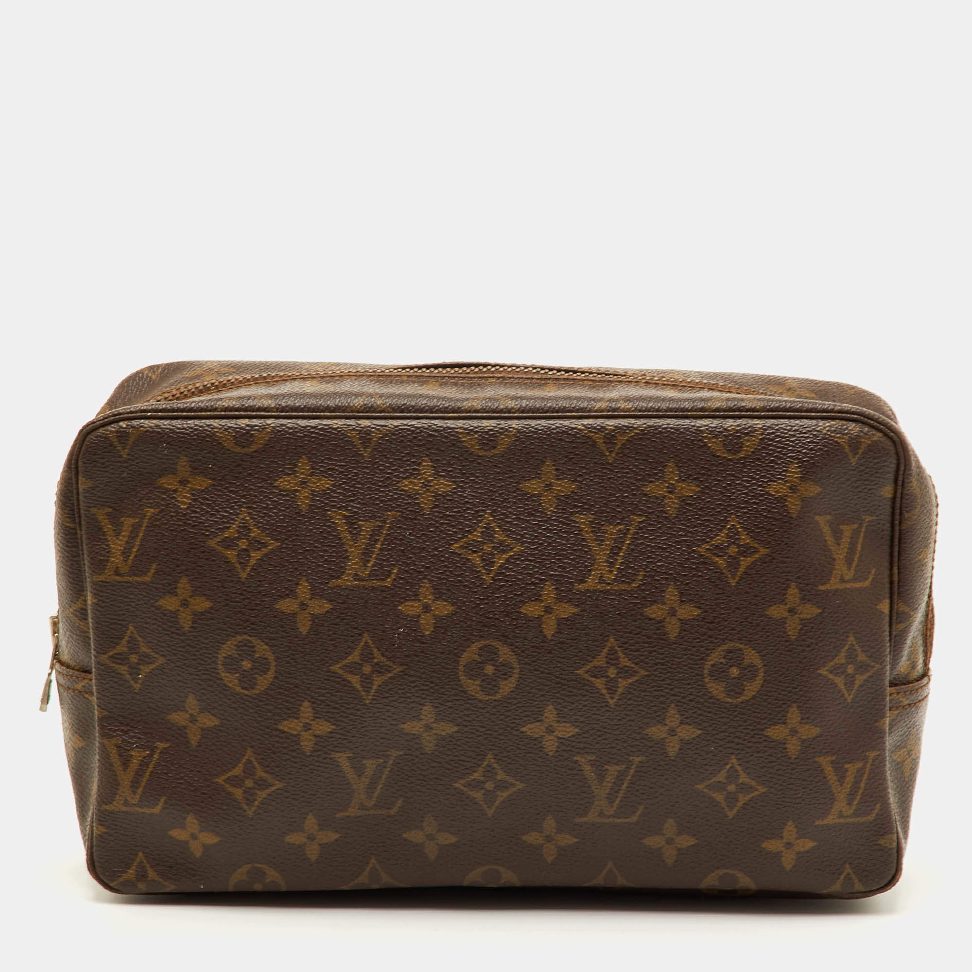 Pre Owned Louis Vuitton Trousse Toilette 28 Monogram Canvas Vintage Cosmetic Pouch