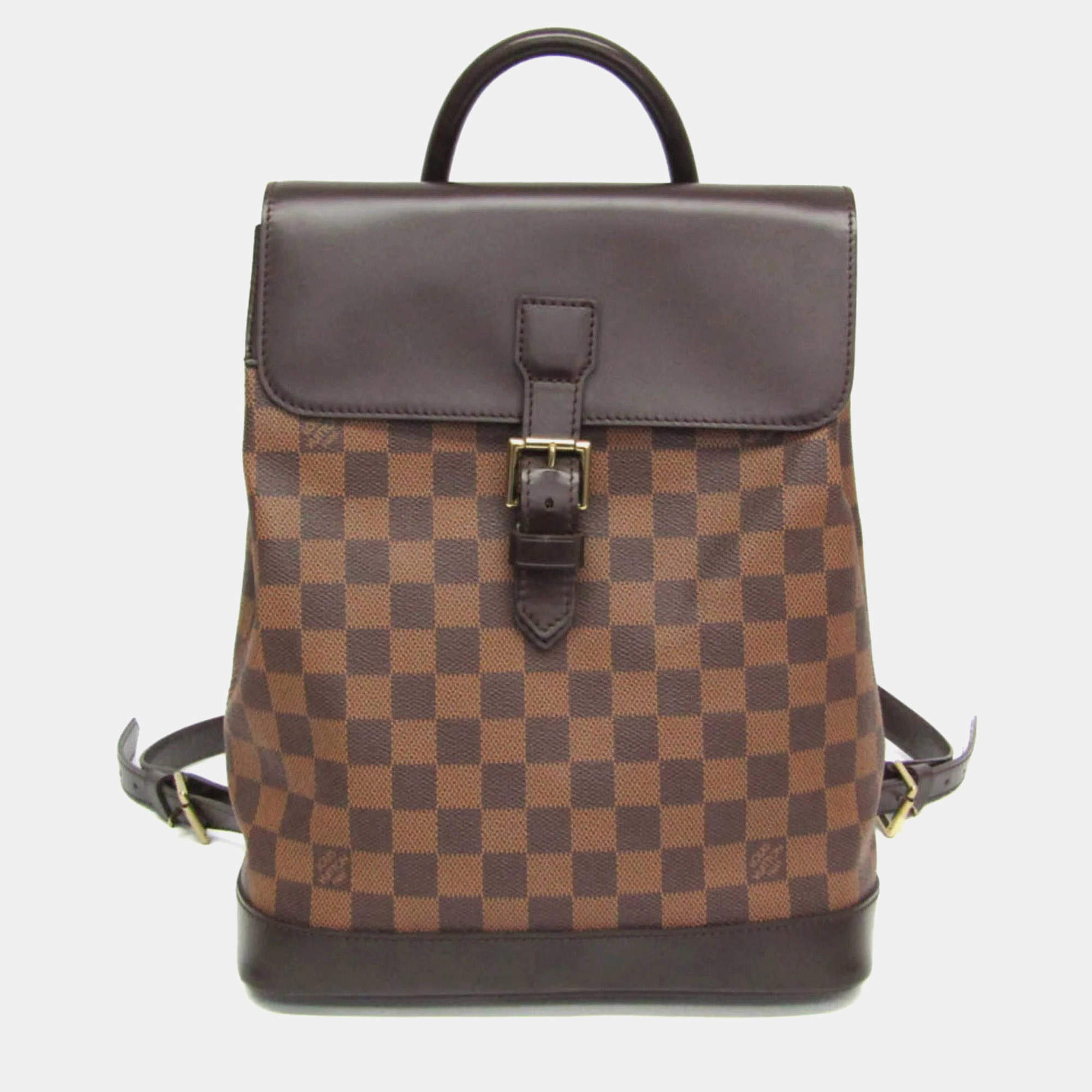 مملوكة مسبقًا Louis Vuitton Damier Soho Backpack Ebene