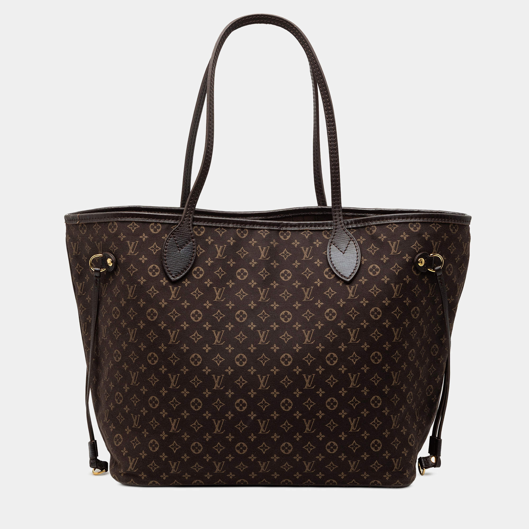 Pre Owned Louis Vuitton Brown Monogram Idylle Neverfull MM