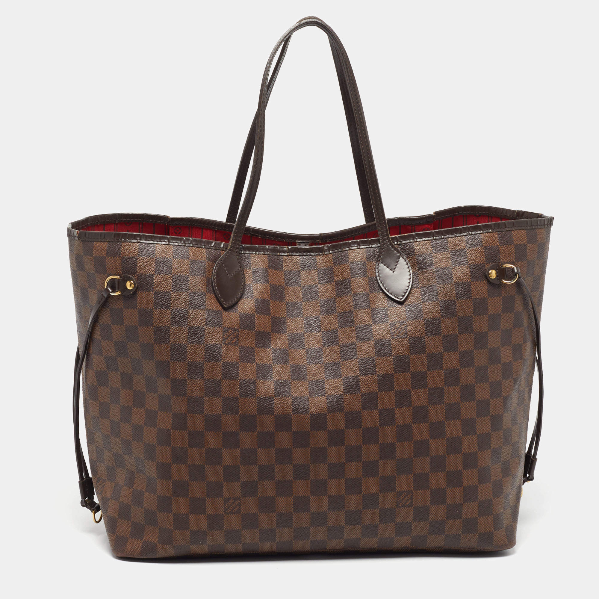 مملوكة مسبقًا Louis Vuitton Neverfull GM Damier Ebene Canvas Bag