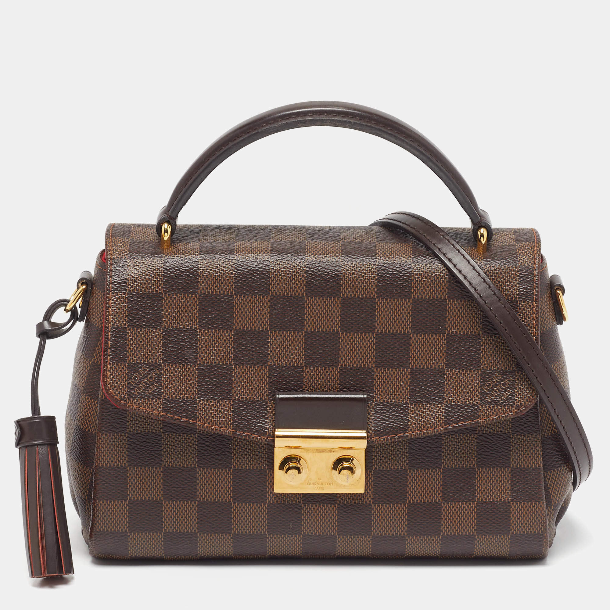 مملوكة مسبقًا Louis Vuitton Croisette Damier Ebene Canvas Bag
