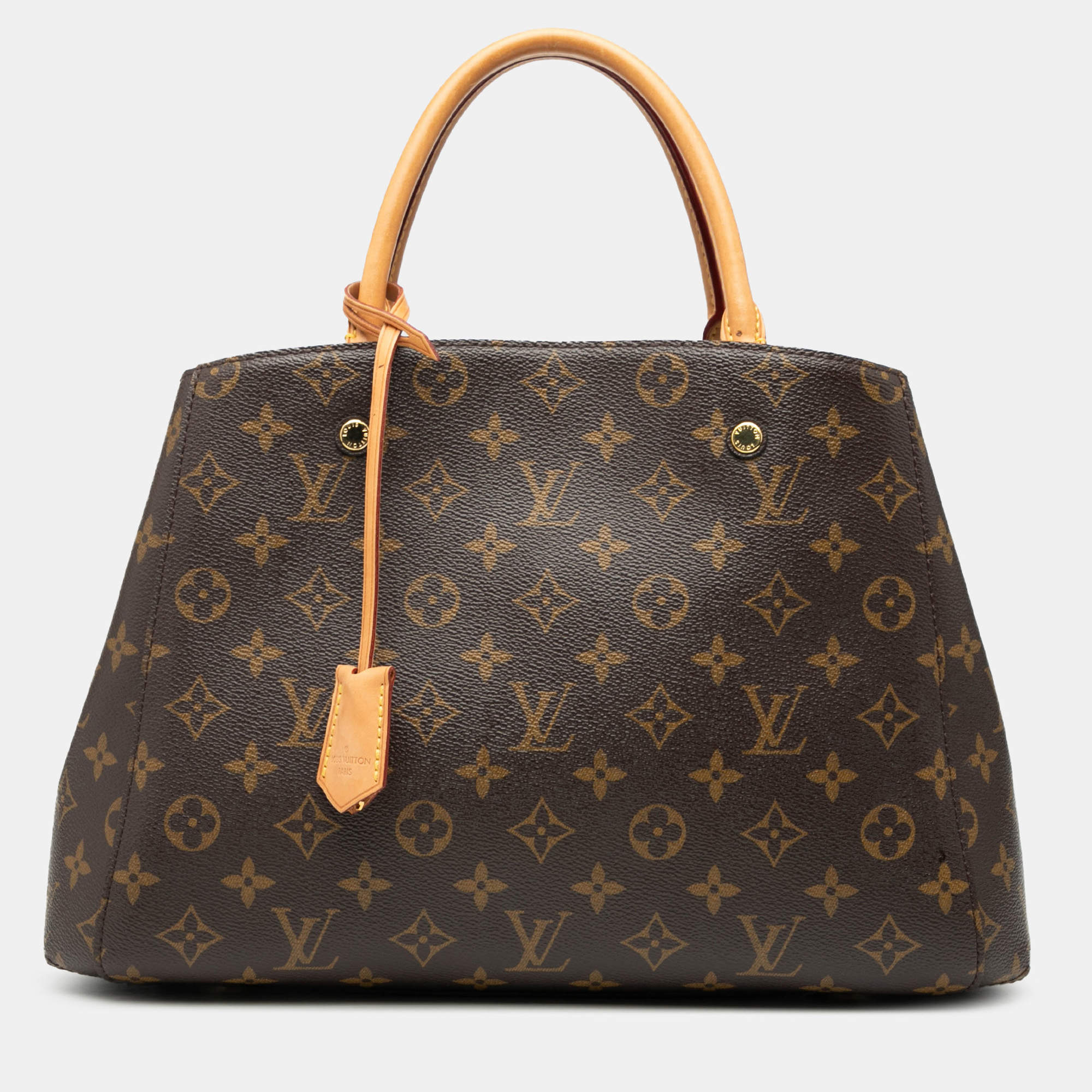 Pre Owned Louis Vuitton Brown Monogram Montaigne MM