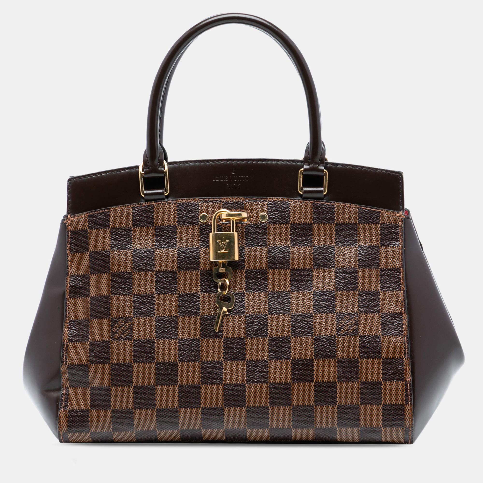 Pre Owned Louis Vuitton Brown Damier Ebene Rivoli MM
