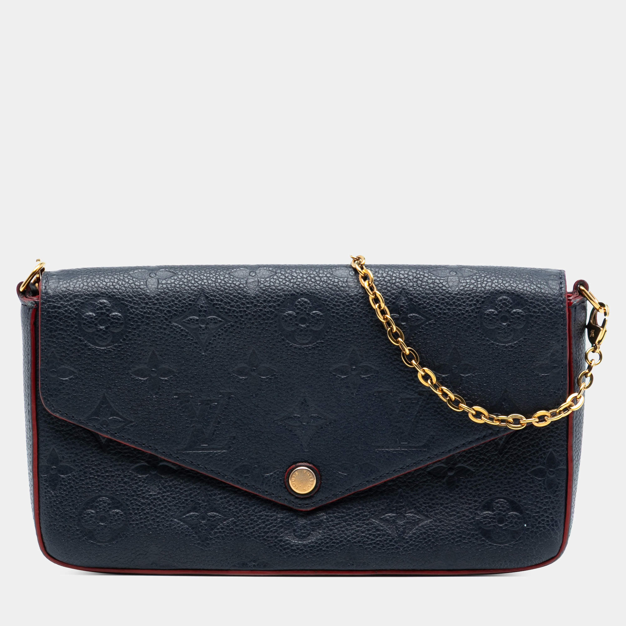 مملوكة مسبقًا حقيبة فيليسي لوي فويتون إمبريانت مونوغرام زرقاء