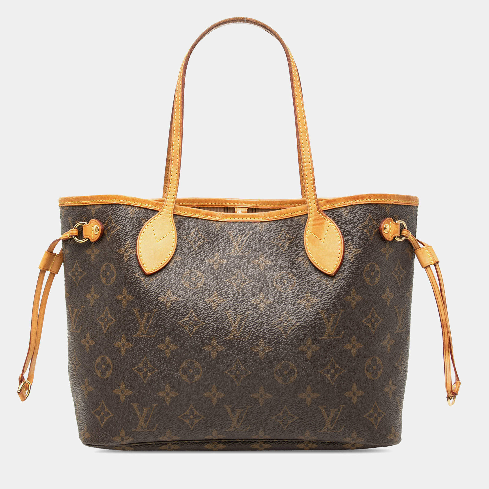 مملوكة مسبقًا Louis Vuitton Brown Monogram Neverfull PM