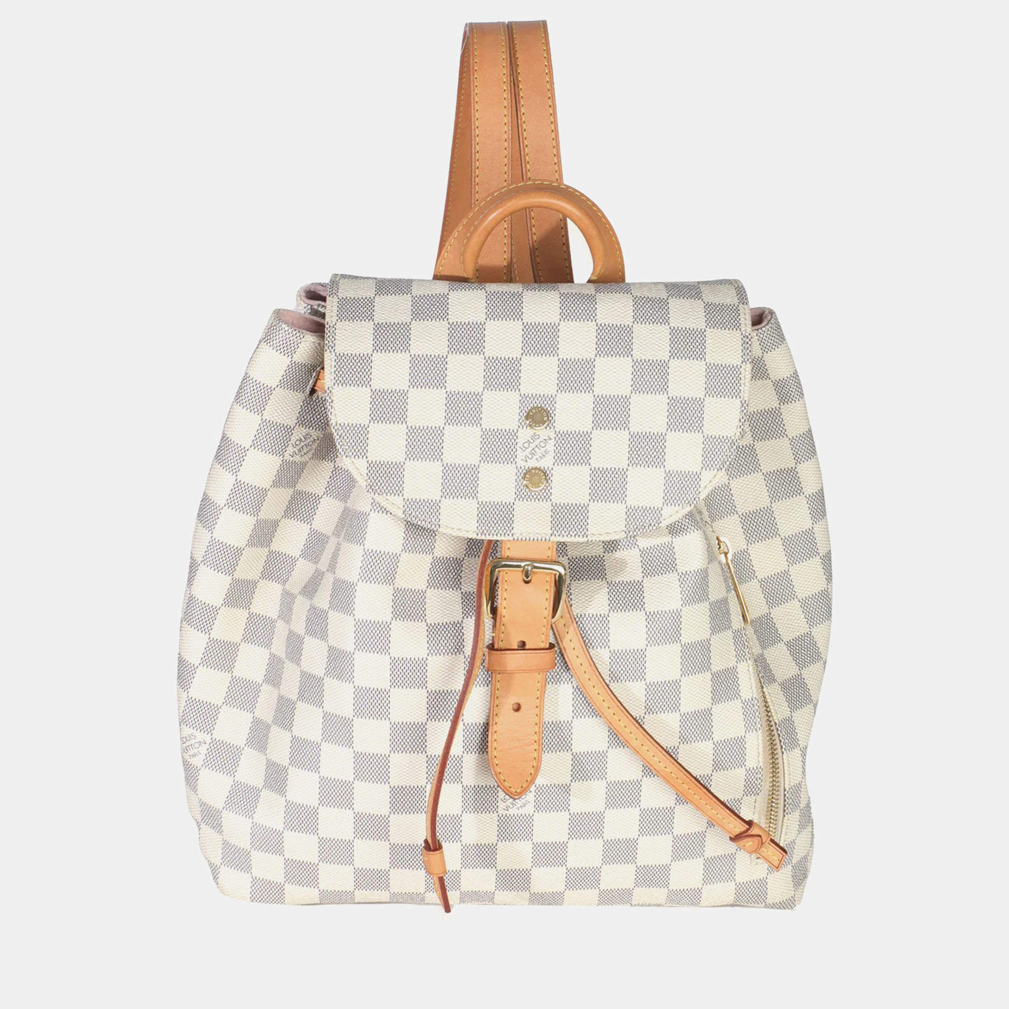 Pre Owned Louis Vuitton Damier Azur Canvas Sperone MM
