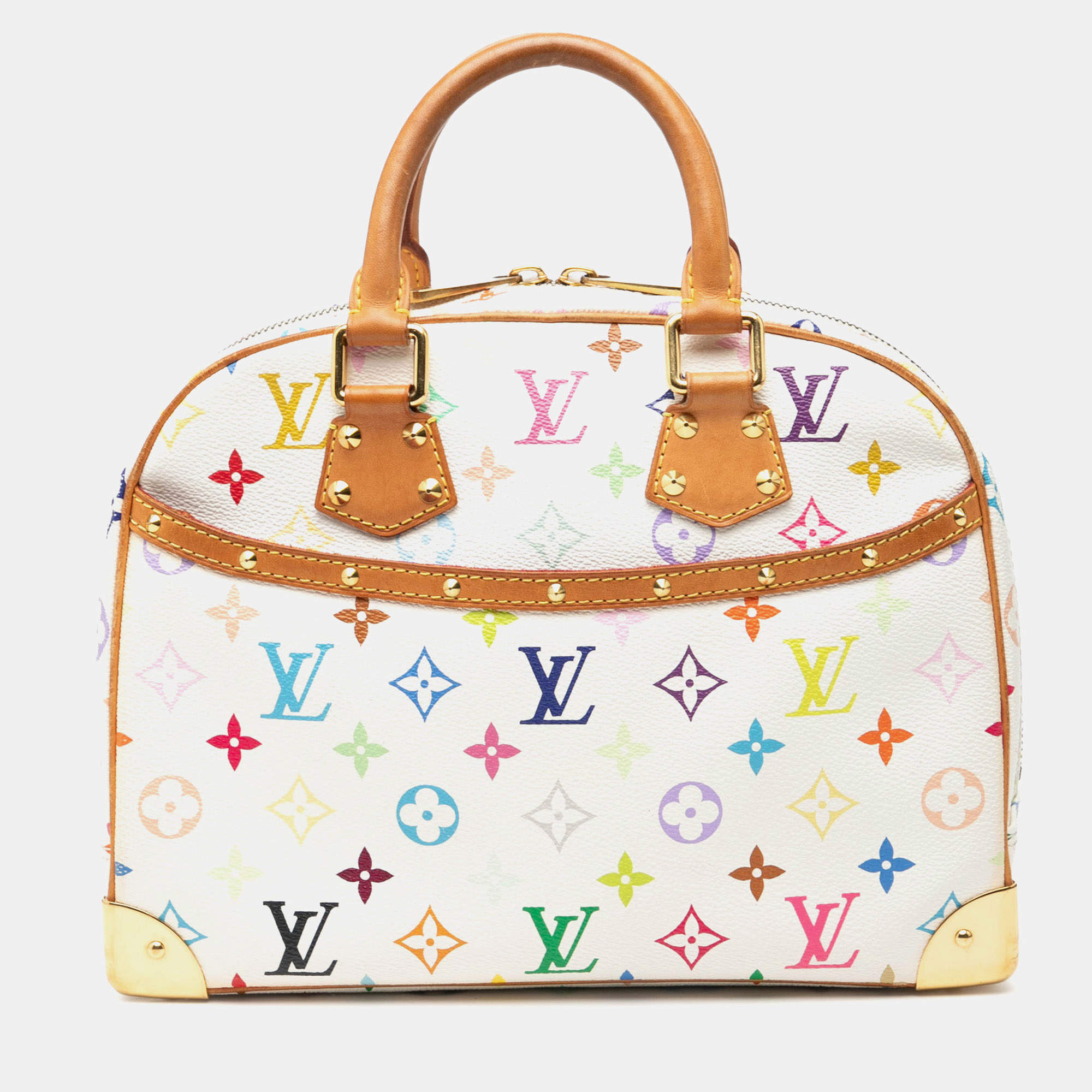 مملوكة مسبقًا حقيبة لوي فيتون تروفيل مولتيكولور مونوغرام أبيض