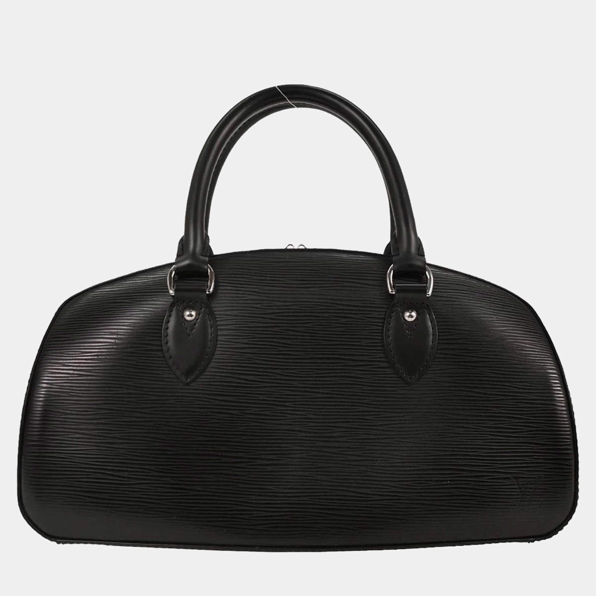 Pre Owned حقيبة لوي فيتون جاسمين جلد إبي أسود