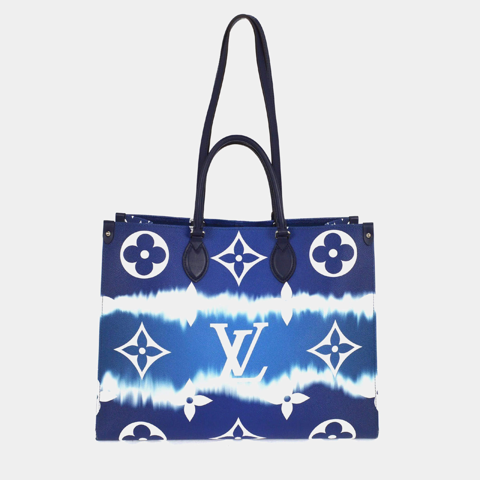 مملوكة مسبقًا Louis Vuitton Blue LV Escale Onthego GM 2way Tote Bag