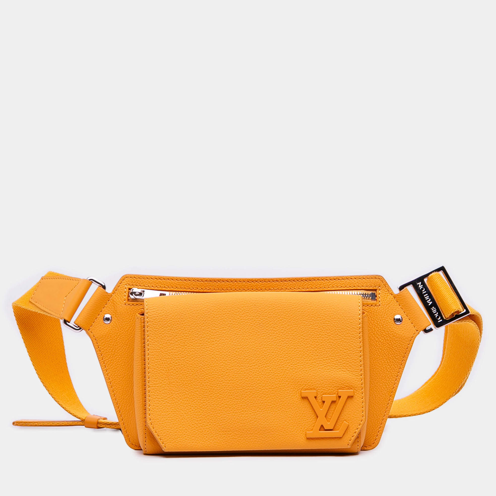 Pre Owned Louis Vuitton Yellow Aerogram Takeoff Sling