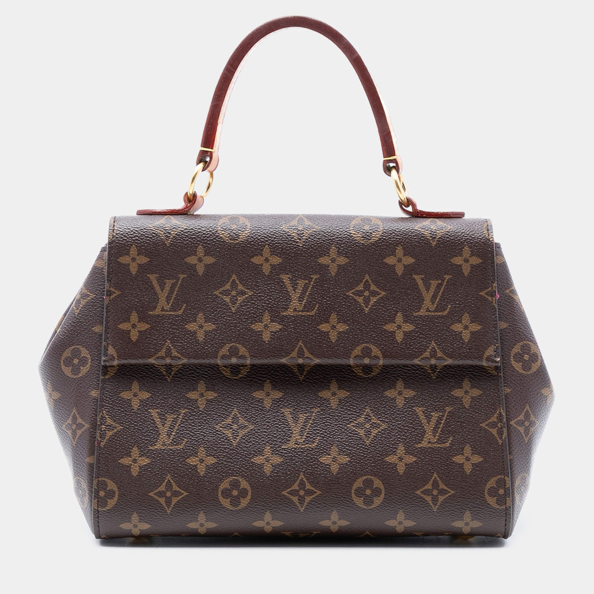 Pre Owned Louis Vuitton Brown Monogram Cluny BB