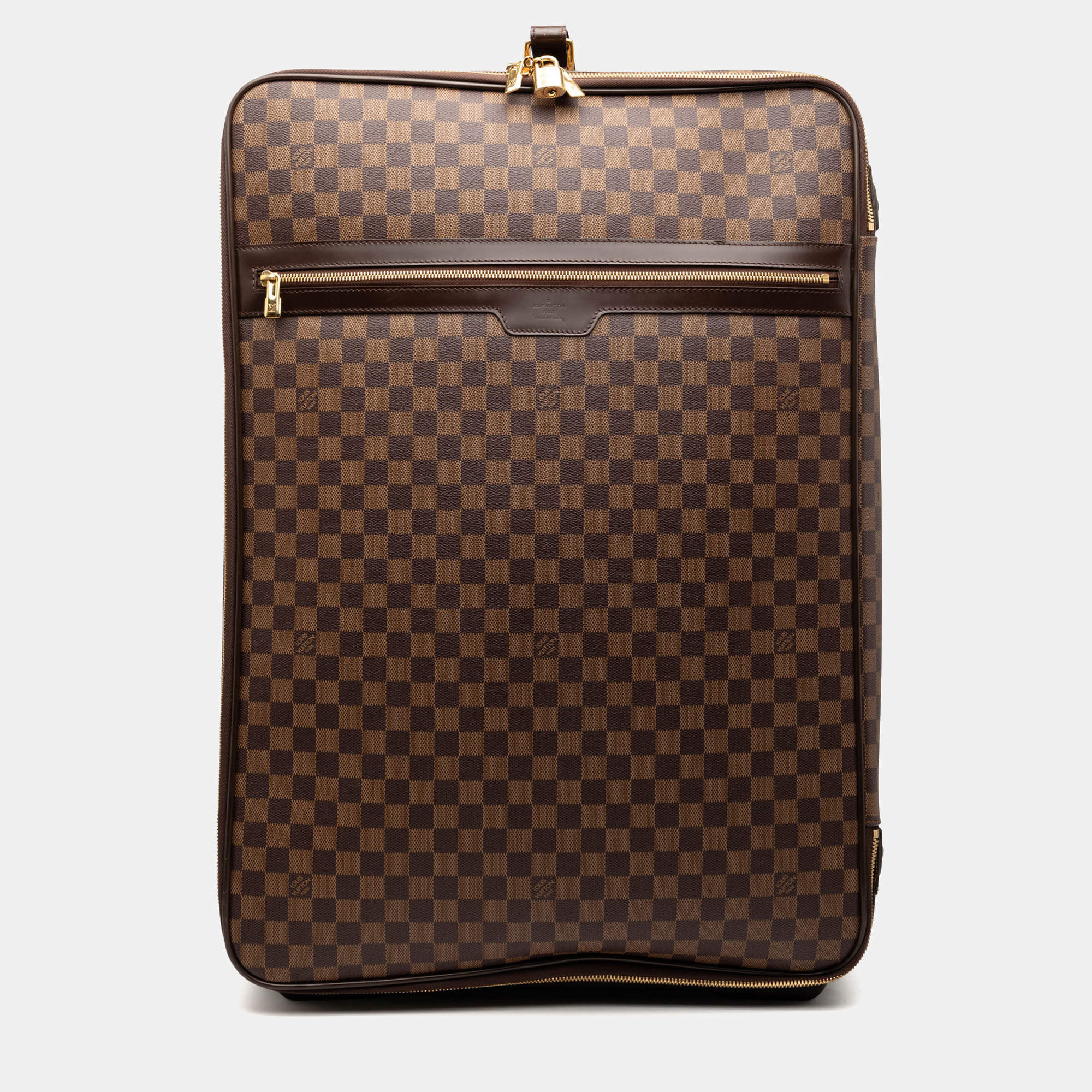 Pre Owned Louis Vuitton Brown Damier Ebene Pegase 65