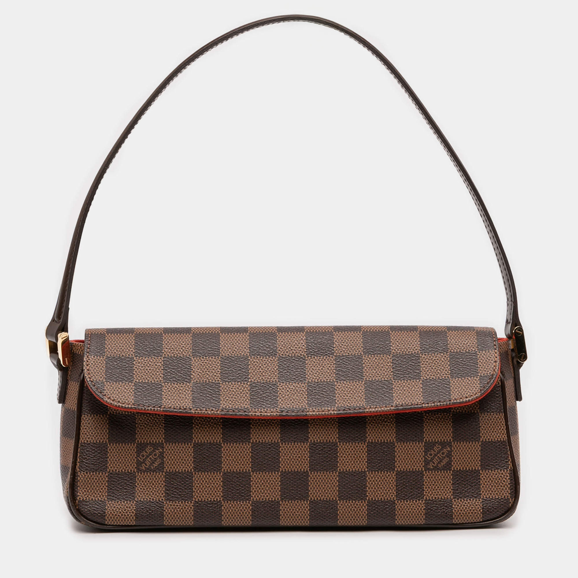 Pre Owned Louis Vuitton Brown Damier Ebene Recoleta