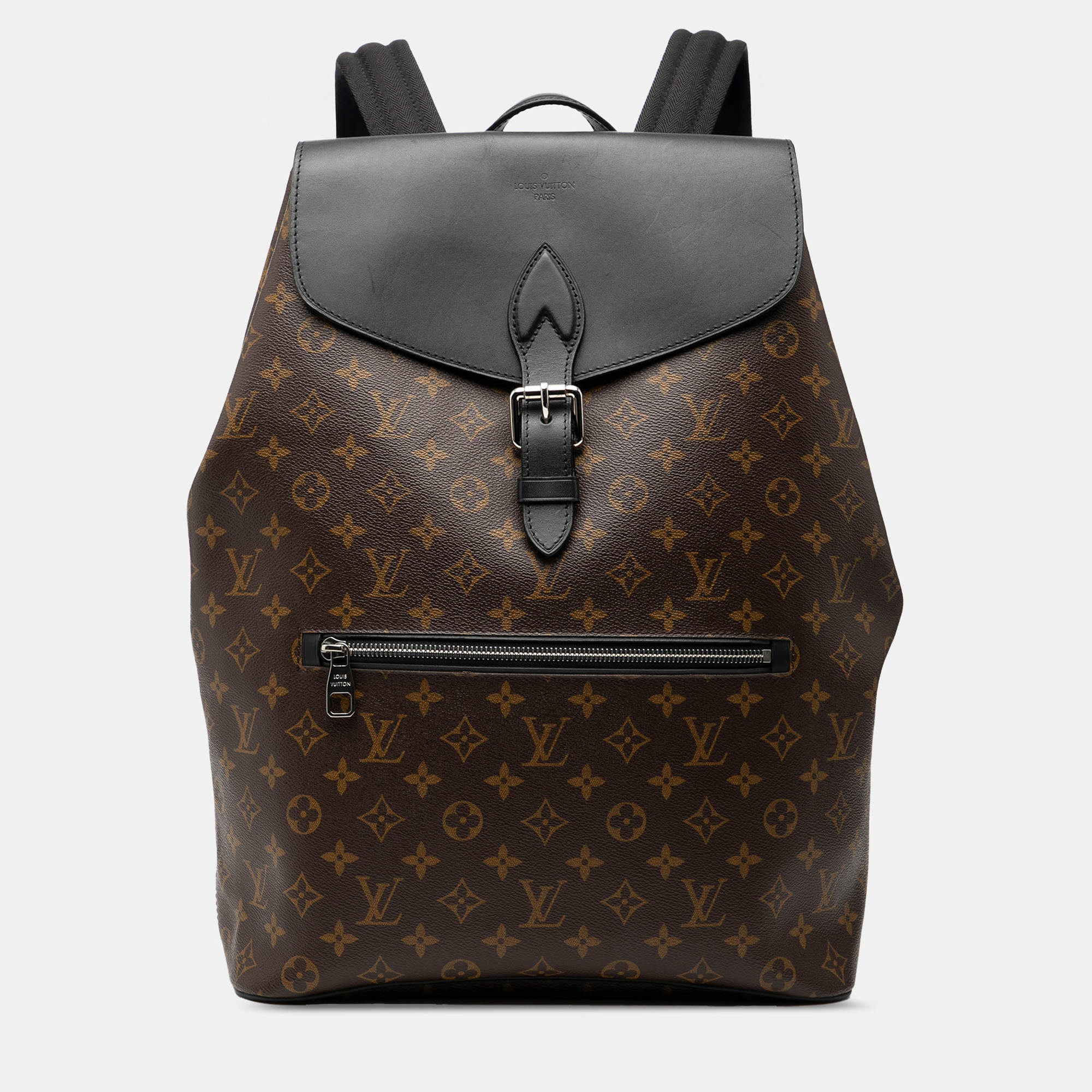 Pre Owned Louis Vuitton Brown Monogram Macassar Palk Backpack