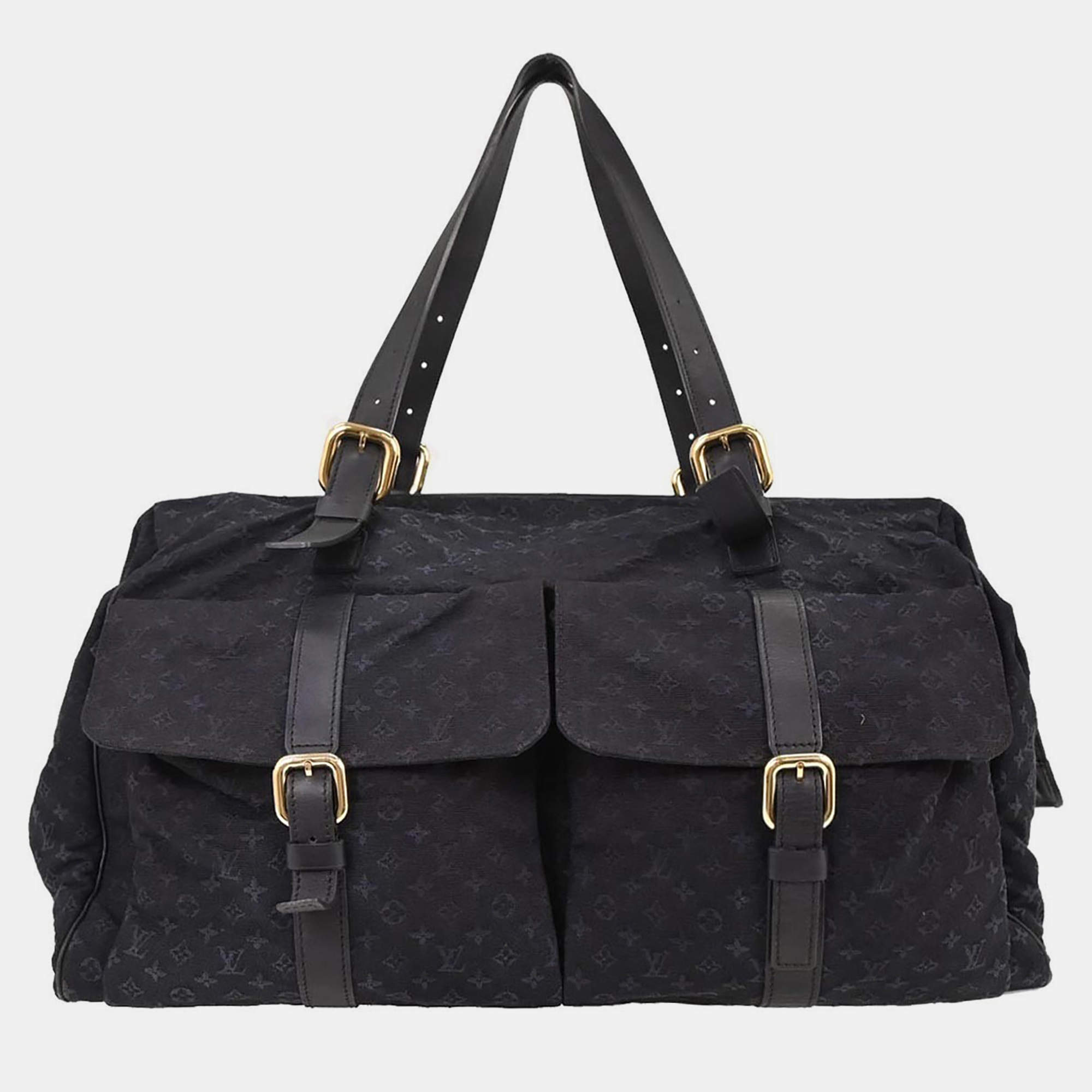 مملوكة مسبقًا Louis Vuitton Navy Blue Monogram Mini Clodyne Duffle Handbag