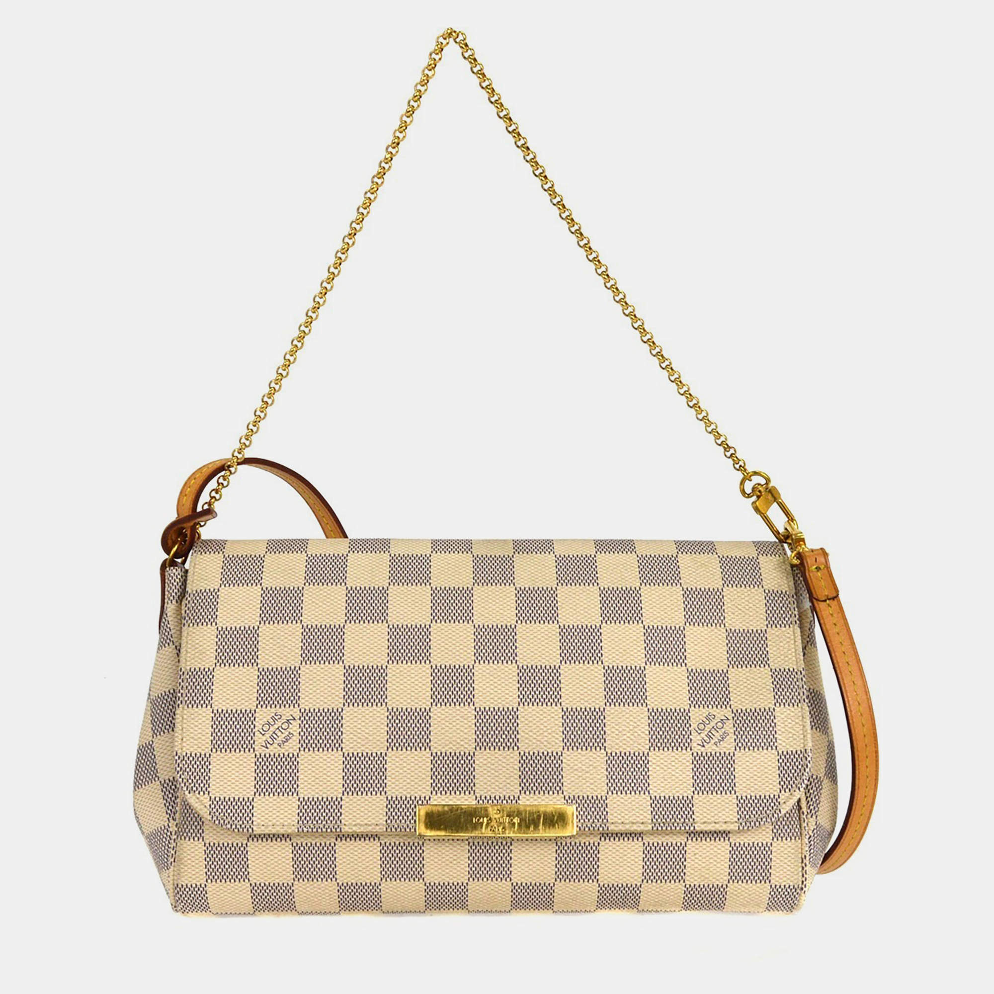 مملوكة مسبقًا Louis Vuitton Damier Azur Favorite MM Handbag