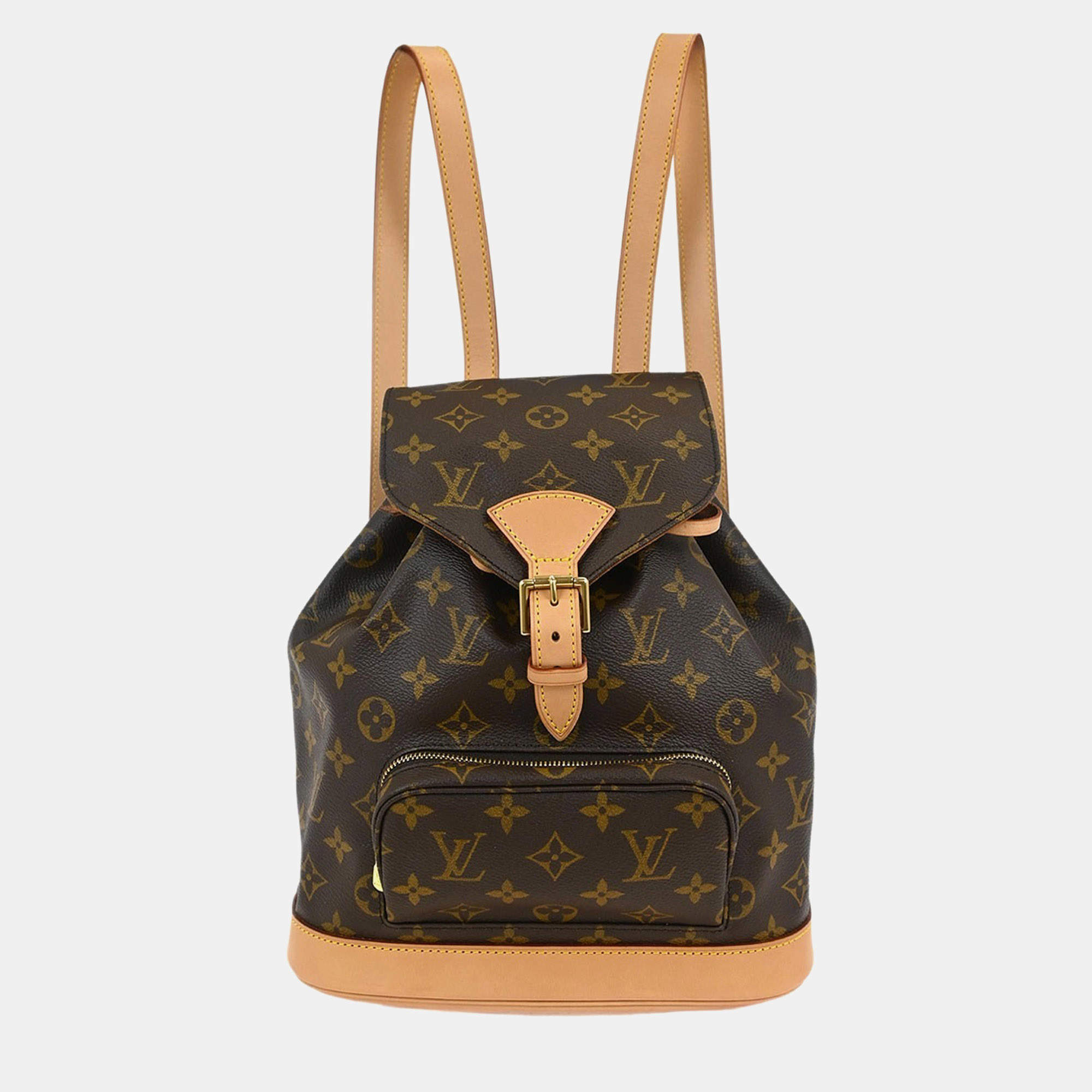 Pre Owned Louis Vuitton Monogram Montsouris MM Backpack