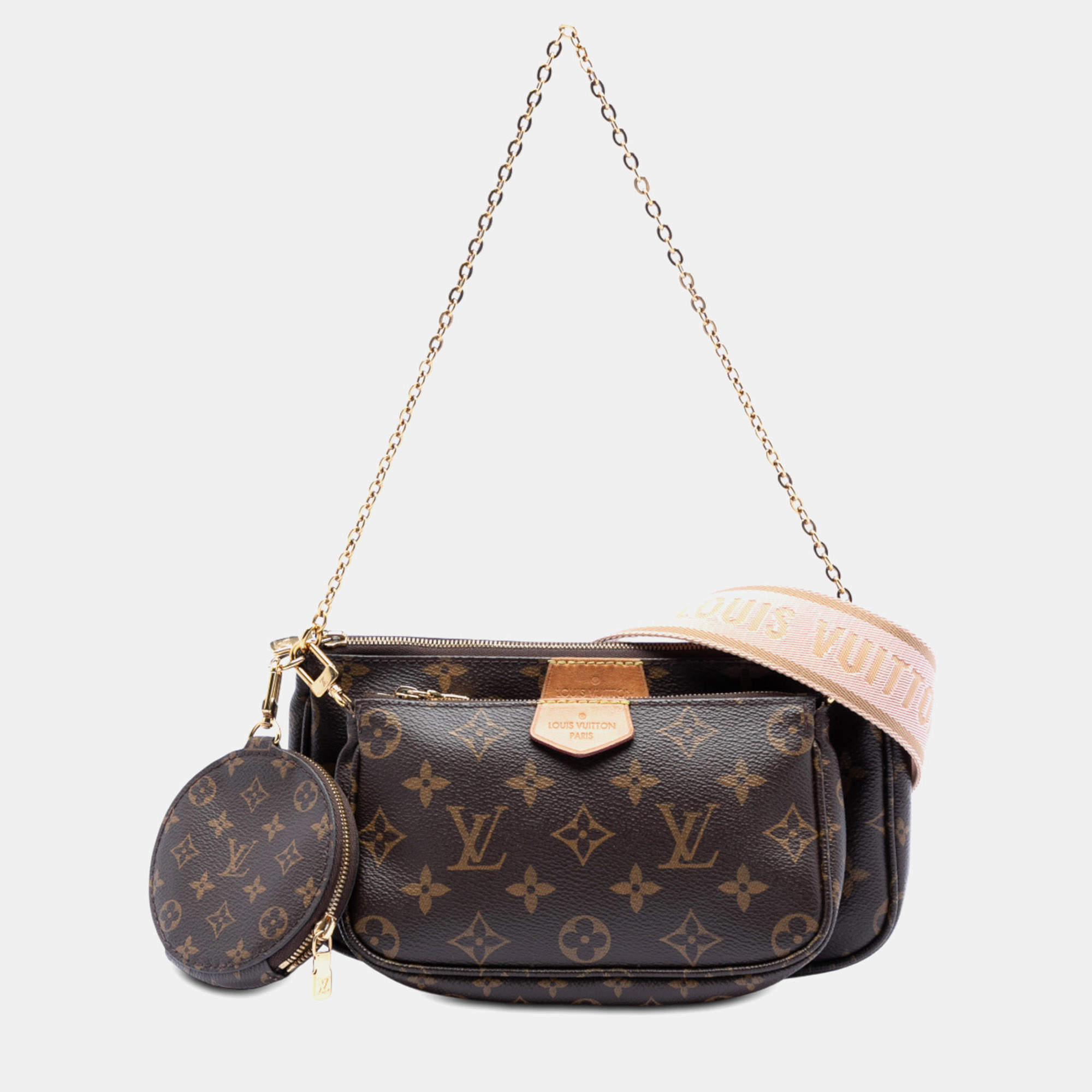 مملوكة مسبقًا Louis Vuitton Brown Monogram Multi Pochette Accessoires