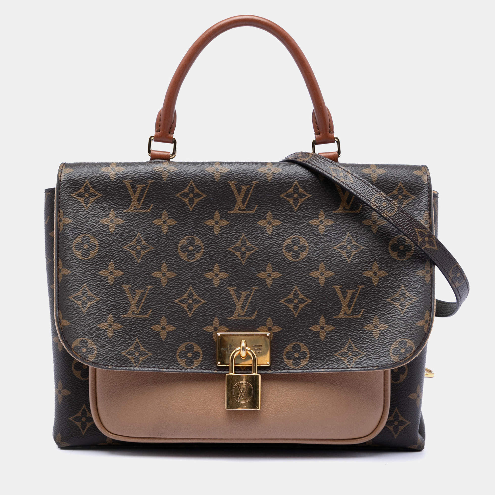 Pre Owned Louis Vuitton Brown Monogram Marignan