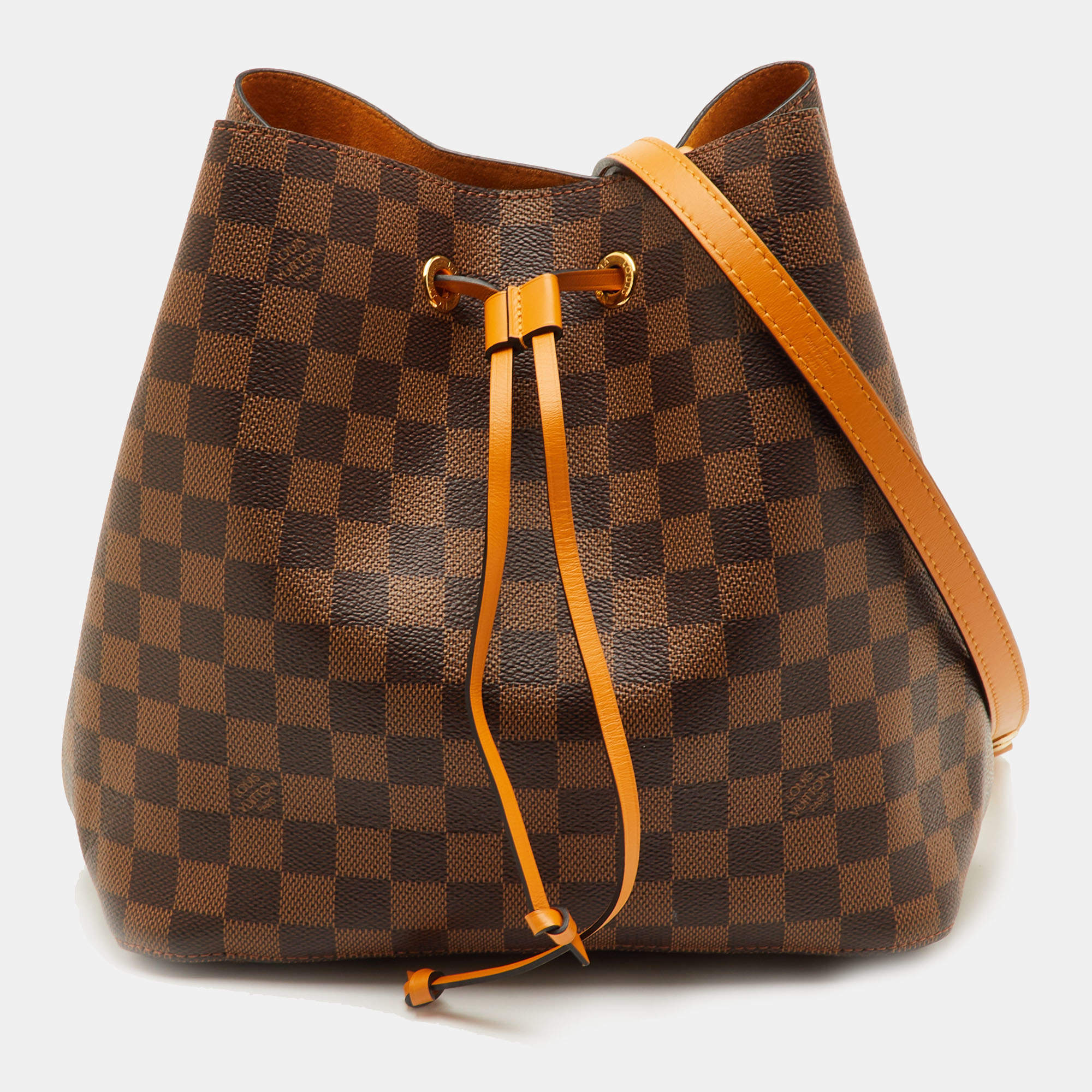 Pre Owned حقيبة لوي فيتون نيو نوي وسط قماش دامييه إبين