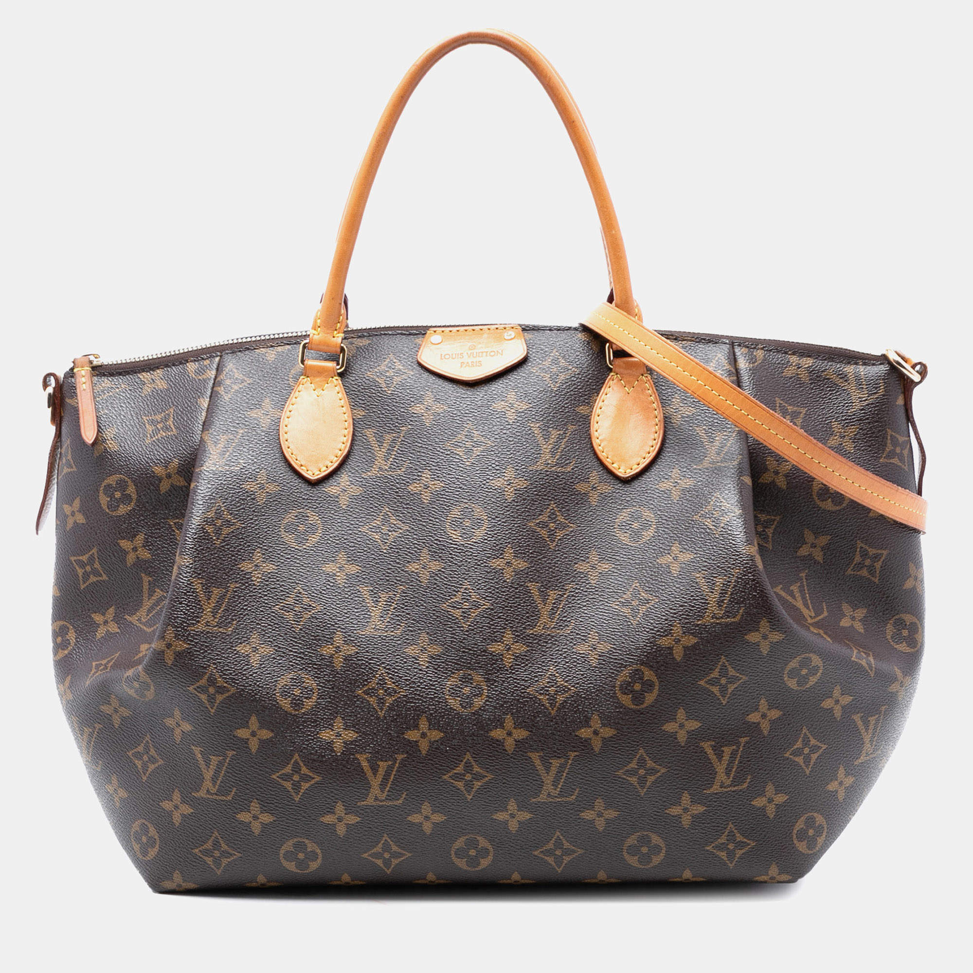 مملوكة مسبقًا حقيبة لوي فيتون تورين مونوغرامي بني جم كبير