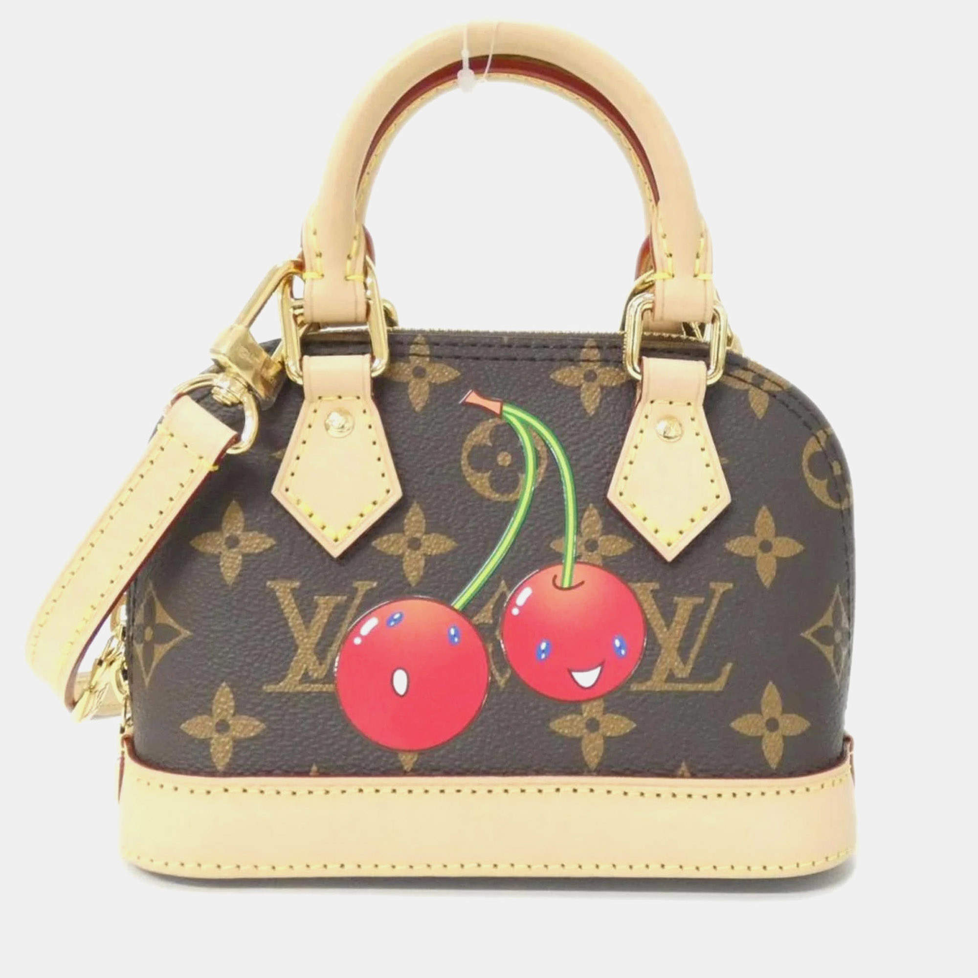 مملوكة مسبقًا حقيبة لويس فيتون ألما نانو مونوغرام بني Lv X Tm