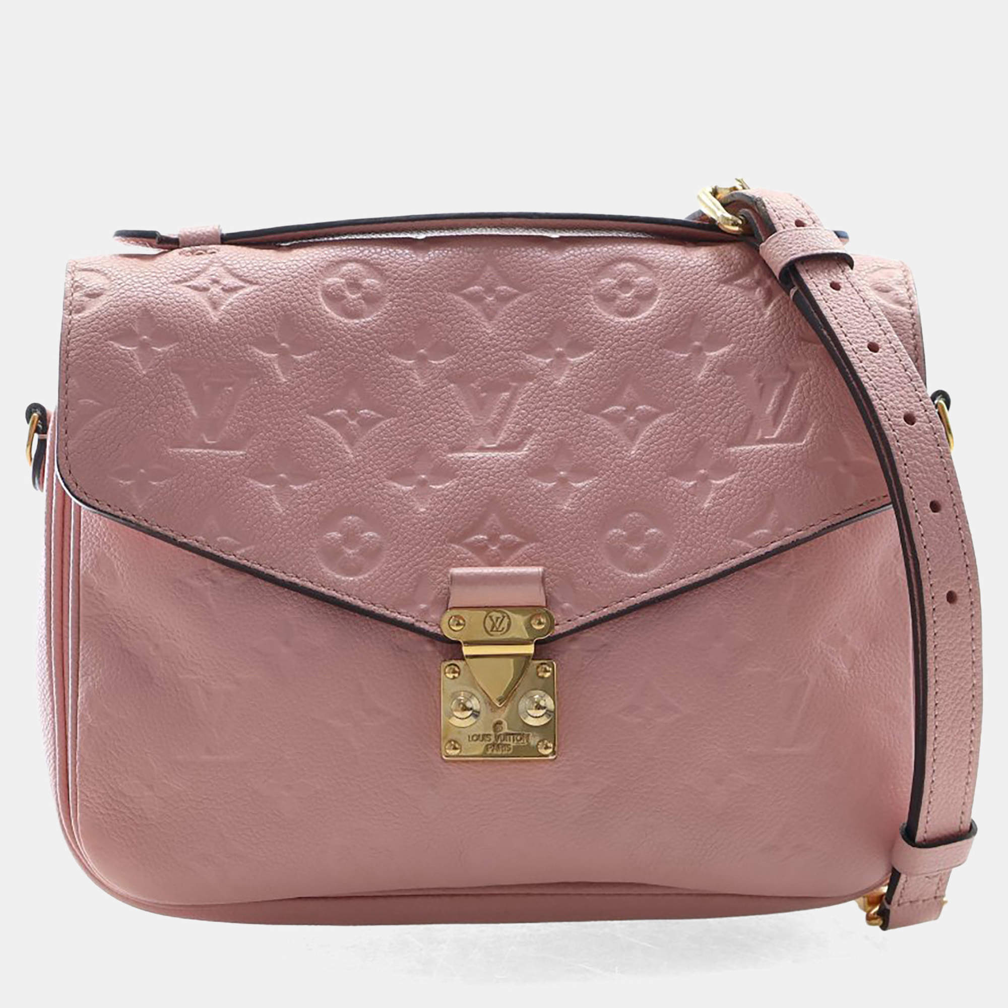 مملوكة مسبقًا Louis Vuitton Pink Monogram Empreinte Pochette Metis