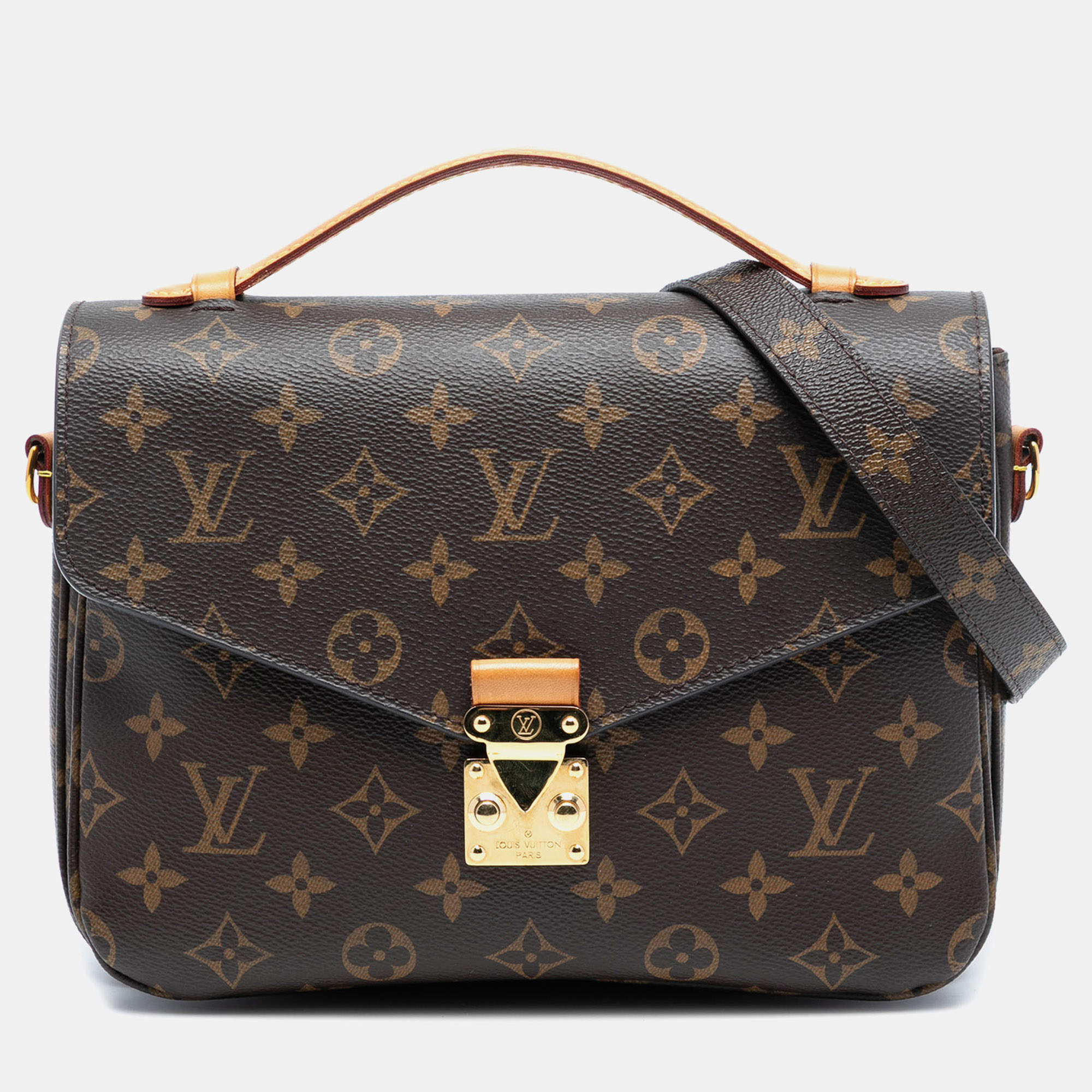 Pre Owned حقيبة لوى فيتون مونوجرام براون بوشت ميتيس
