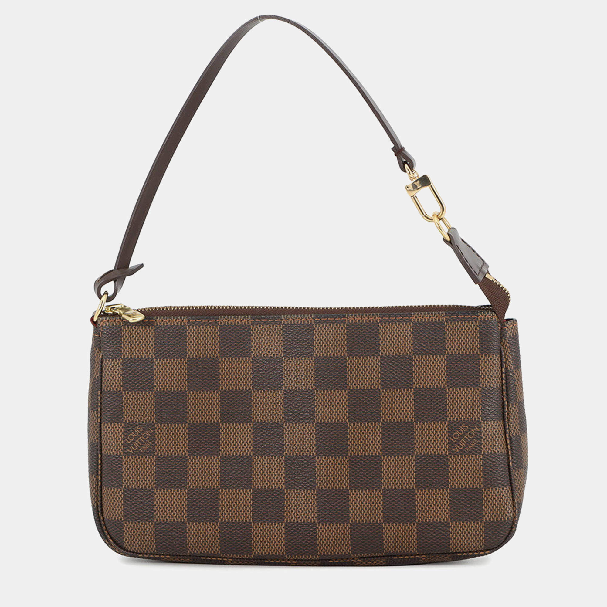 مملوكة مسبقًا حقيبة لويس فيتون بوشت أكسسوارات بني/أحمر قماش دامير إبيني