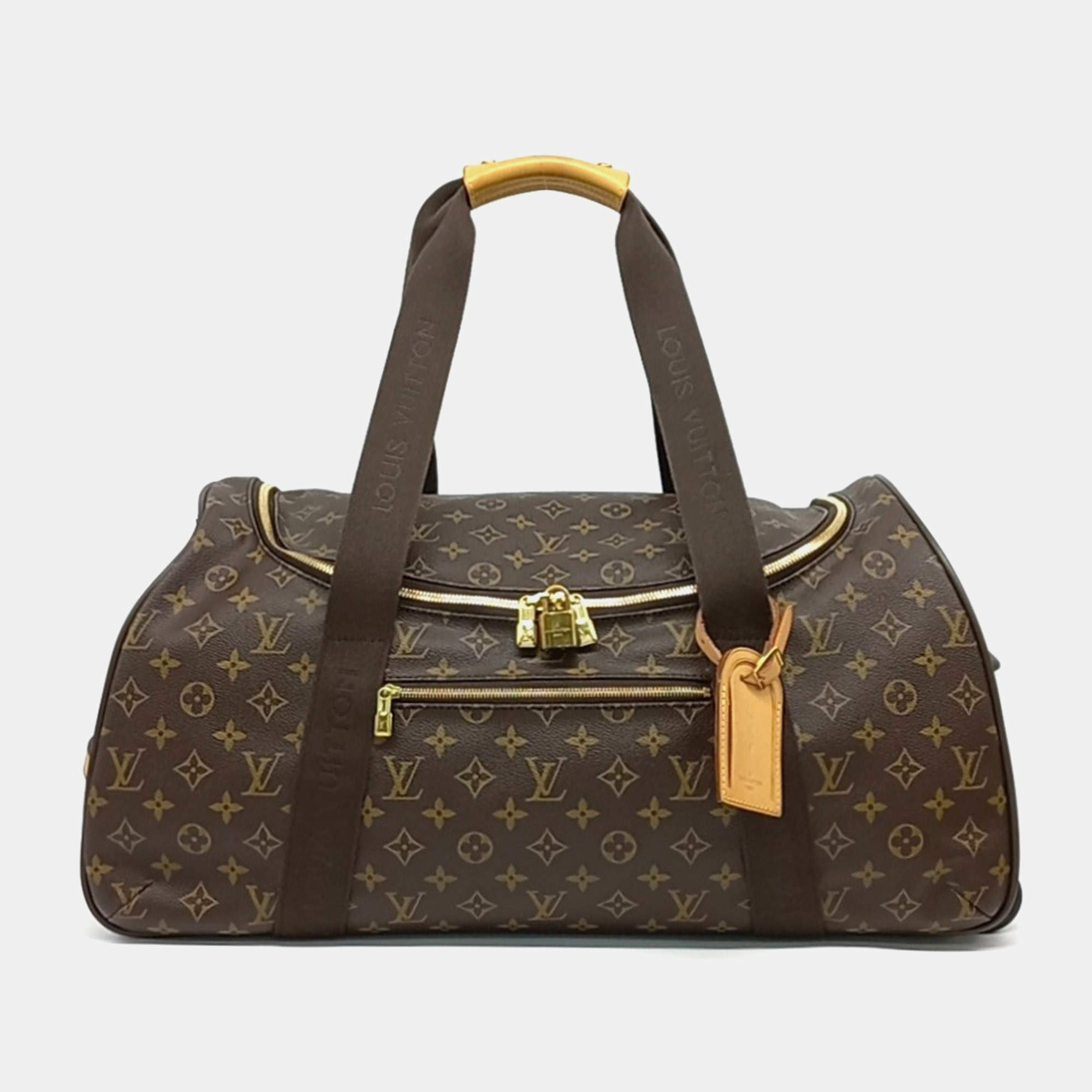 Pre Owned Louis Vuitton Brown Coated Canvas Louis Vuitton Monogram Neo Aéol 55 M23032