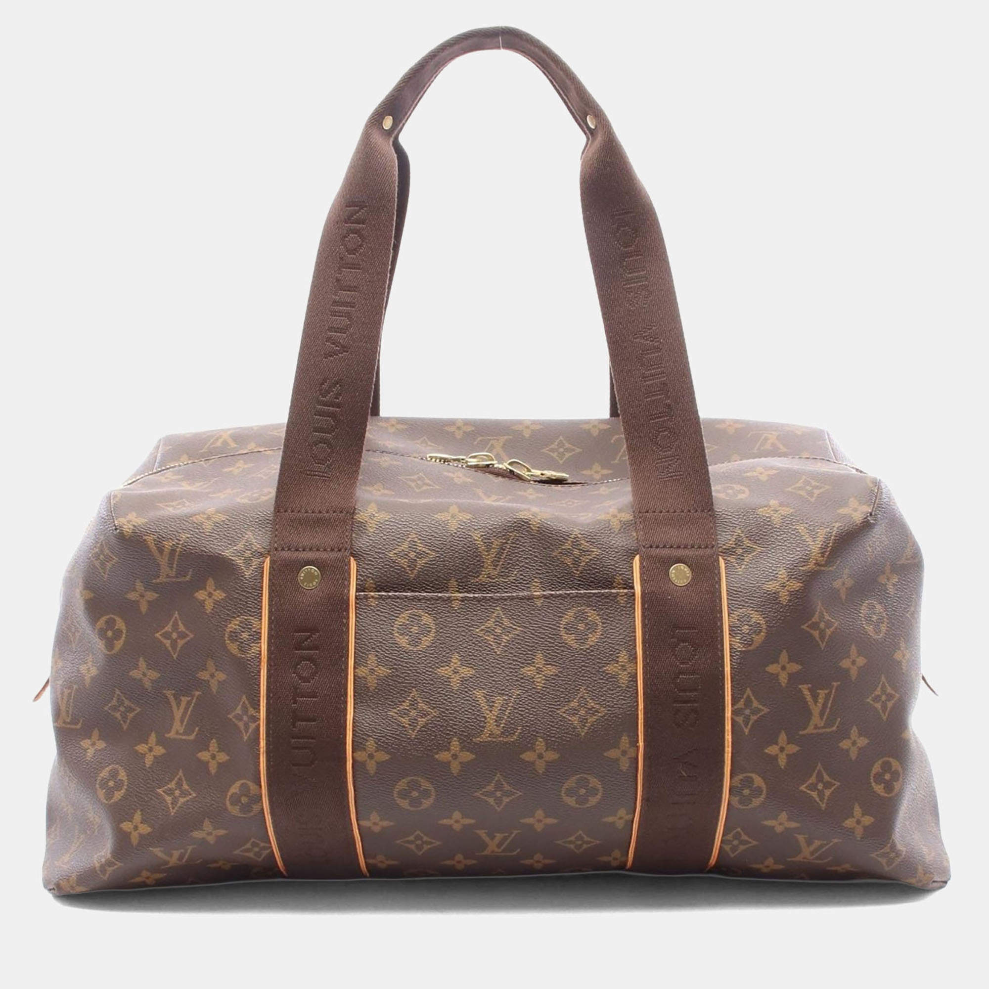 Pre Owned Louis Vuitton Weekender MM Brown Monogram Canvas Boston Bag
