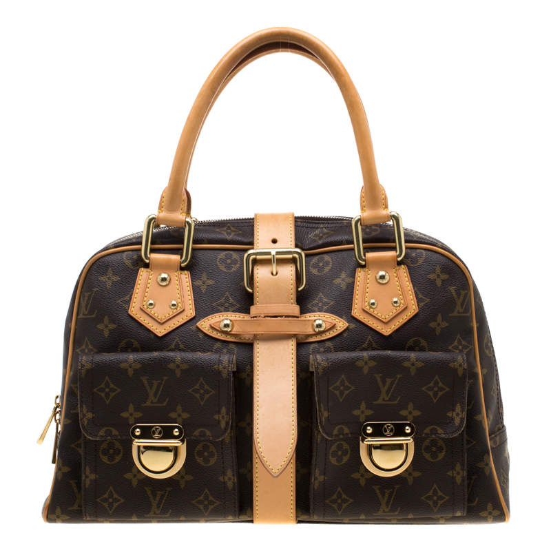 Pre Owned حقيبة لوي فيتون مانهاتن كانفاس مونوغرامي GM