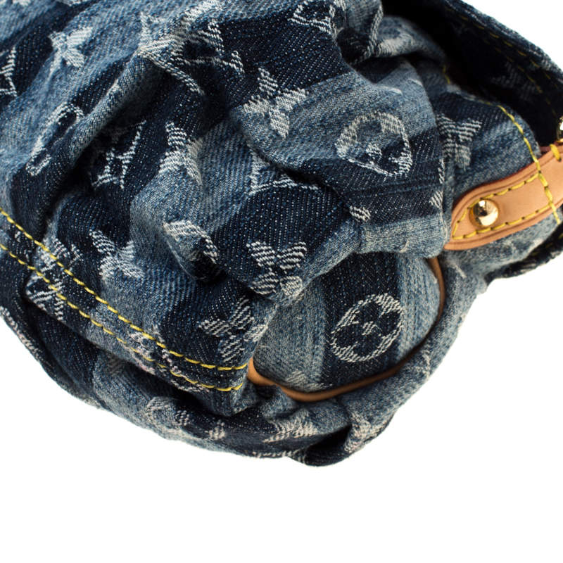 Louis Vuitton Monogram Denim Mini Pleaty Raye - Blue Shoulder Bags, Handbags  - LOU789366