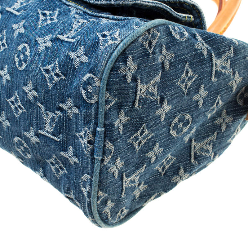 Louis Vuitton Monogram Denim Neo Speedy - Blue Handle Bags, Handbags -  LOU786616
