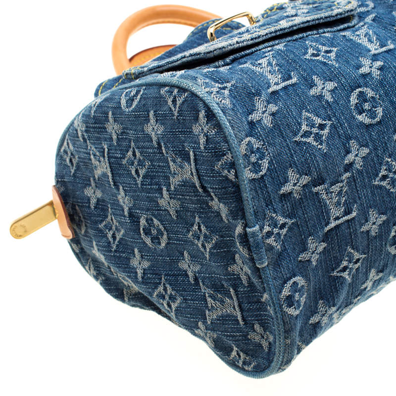 Louis Vuitton Blue Monogram Denim Neo Speedy Bag at 1stDibs  louis vuitton  denim neo speedy, blue jean louis vuitton purse, louis vuitton neo speedy  denim