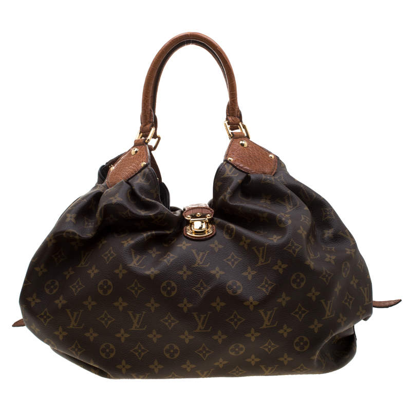 Louis Vuitton Monogram Canvas and Alligator Trim Limited Edition XL Bag Louis Vuitton The