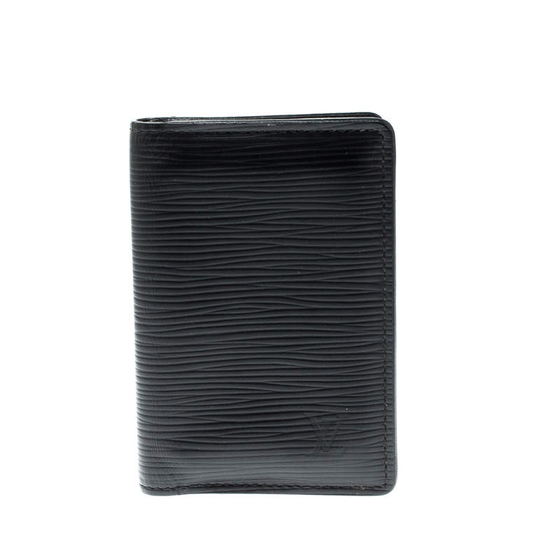 مملوكة مسبقًا Louis Vuitton Black Epi Leather Pocket Organizer