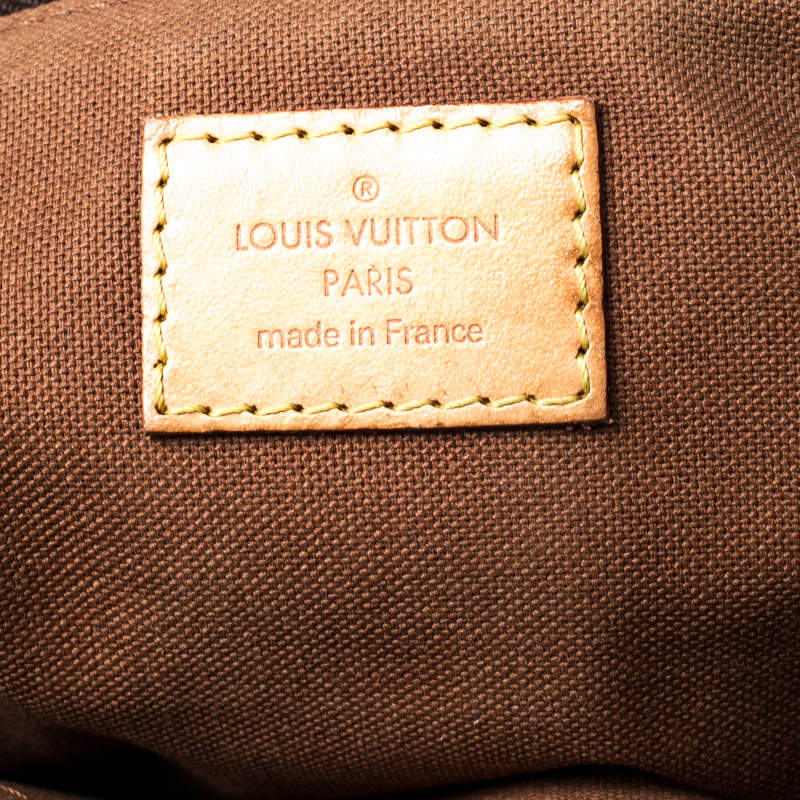 Louis Vuitton Palermo Handbag Monogram Canvas PM Brown 2311771