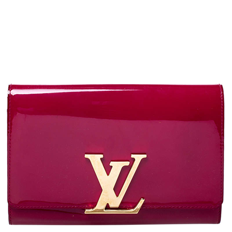 Pre Owned حقيبة كلتش لوي فيتون لويز فيرنيه ماغينتا