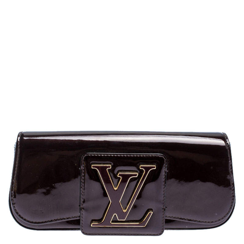 Louis Vuitton Amarante Patent Leather Sobe Clutch Louis Vuitton The Luxury Closet 9869