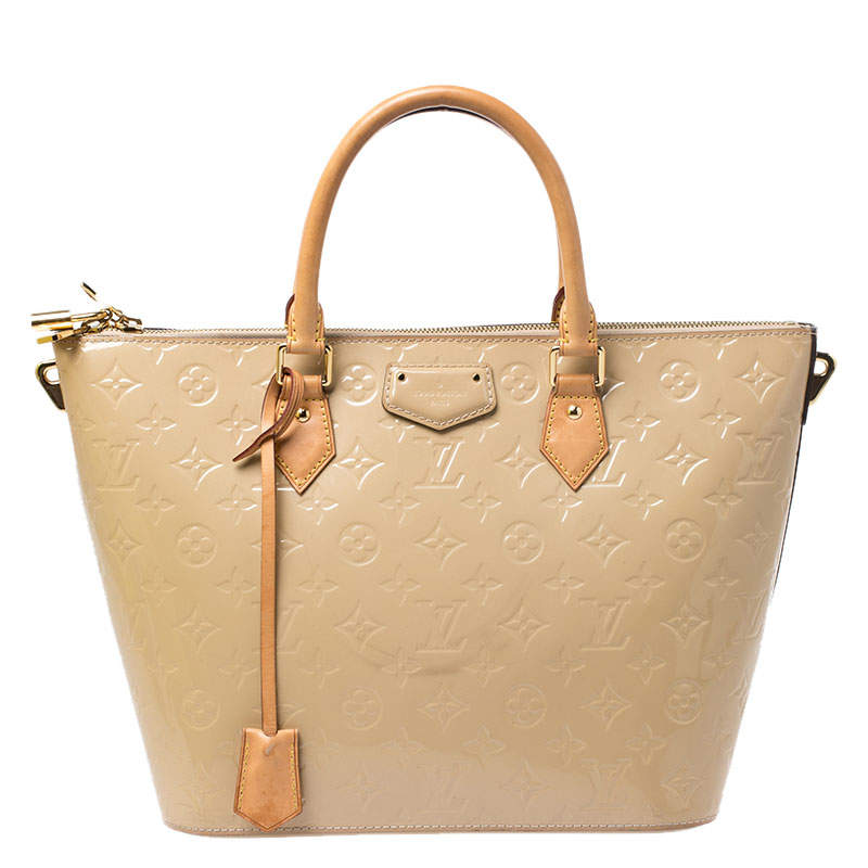 مملوكة مسبقًا Louis Vuitton Rose Florentine Monogram Vernis Montebello MM Bag