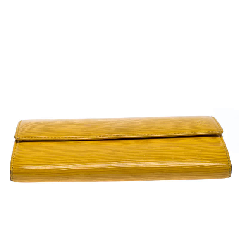 Louis Vuitton 2016 Epi Leather Sarah Wallet - Yellow Wallets, Accessories -  LOU791422