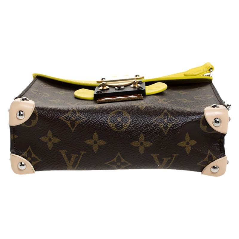 Louis Vuitton Multicolor Leather And Monogram Coated Canvas Mask