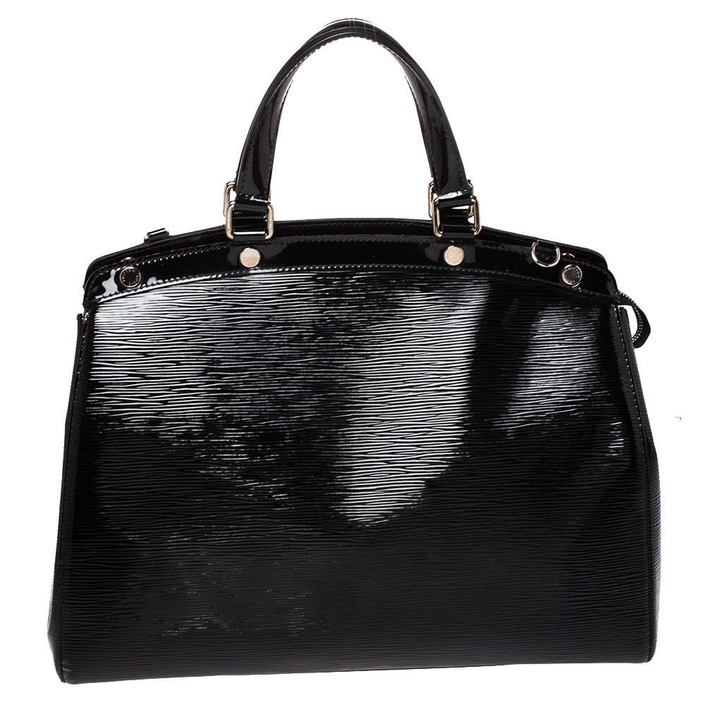 Pre Owned Louis Vuitton Black Electric Epi Leather Brea GM Bag