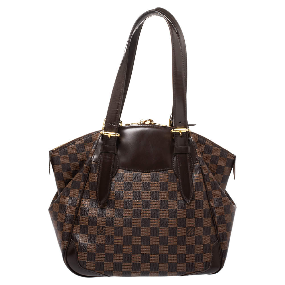 Pre Owned Louis Vuitton Damier Ebene Canvas Verona MM Bag