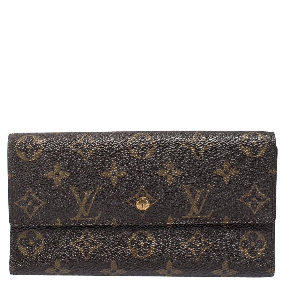 Louis Vuitton Monogram Canvas Sarah Continental Wallet 
