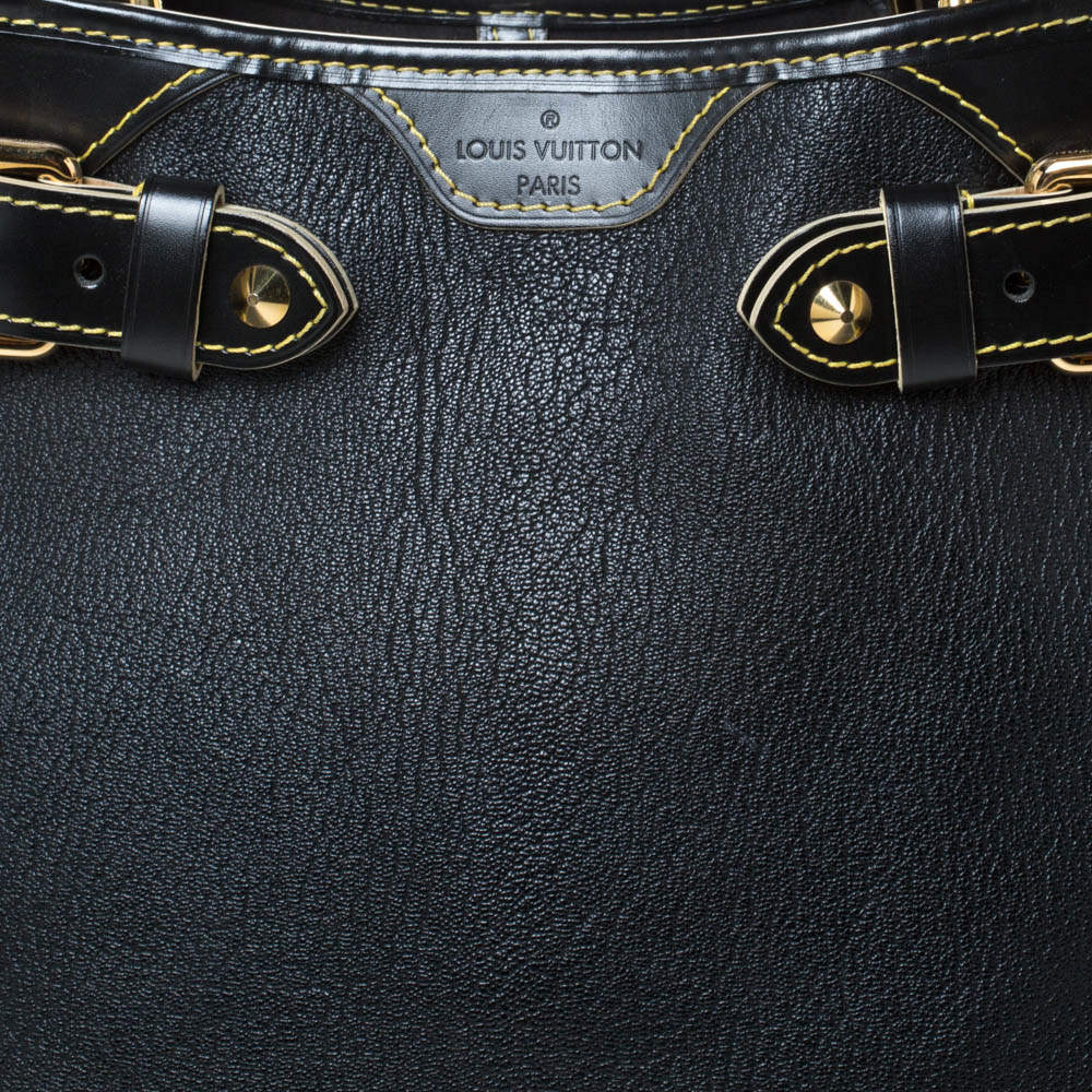 Louis Vuitton, Bags, Louis Vuitton Suhali Lessential Two Way Black  Shoulder Flap Bag With Adjustable